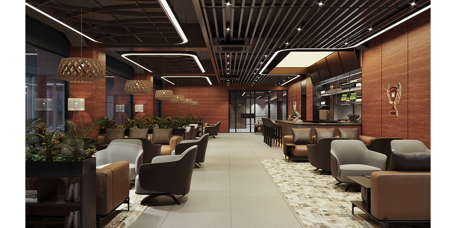 Tennis Sports Complex Interior