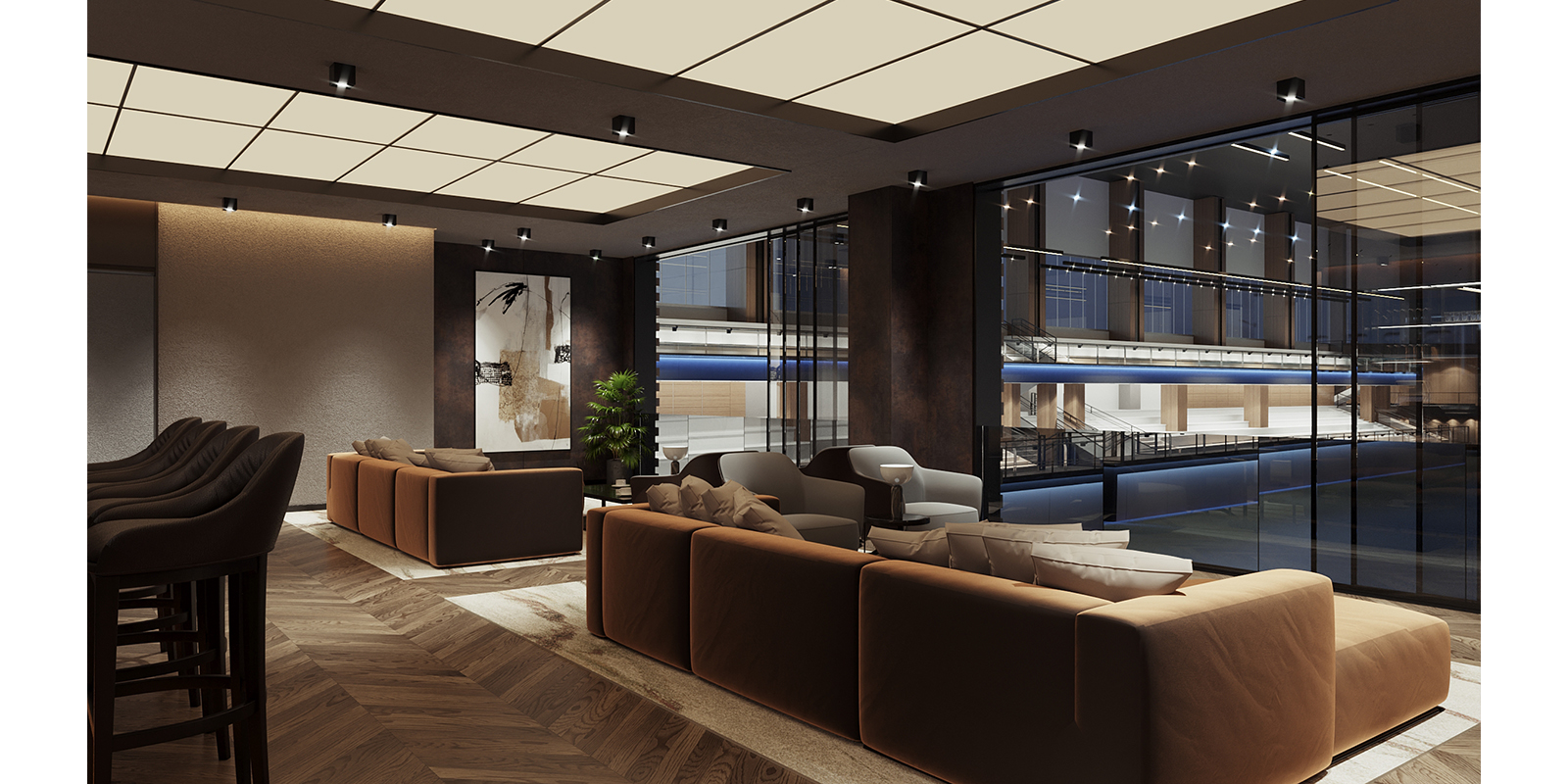 Tennis Sports Complex Interior