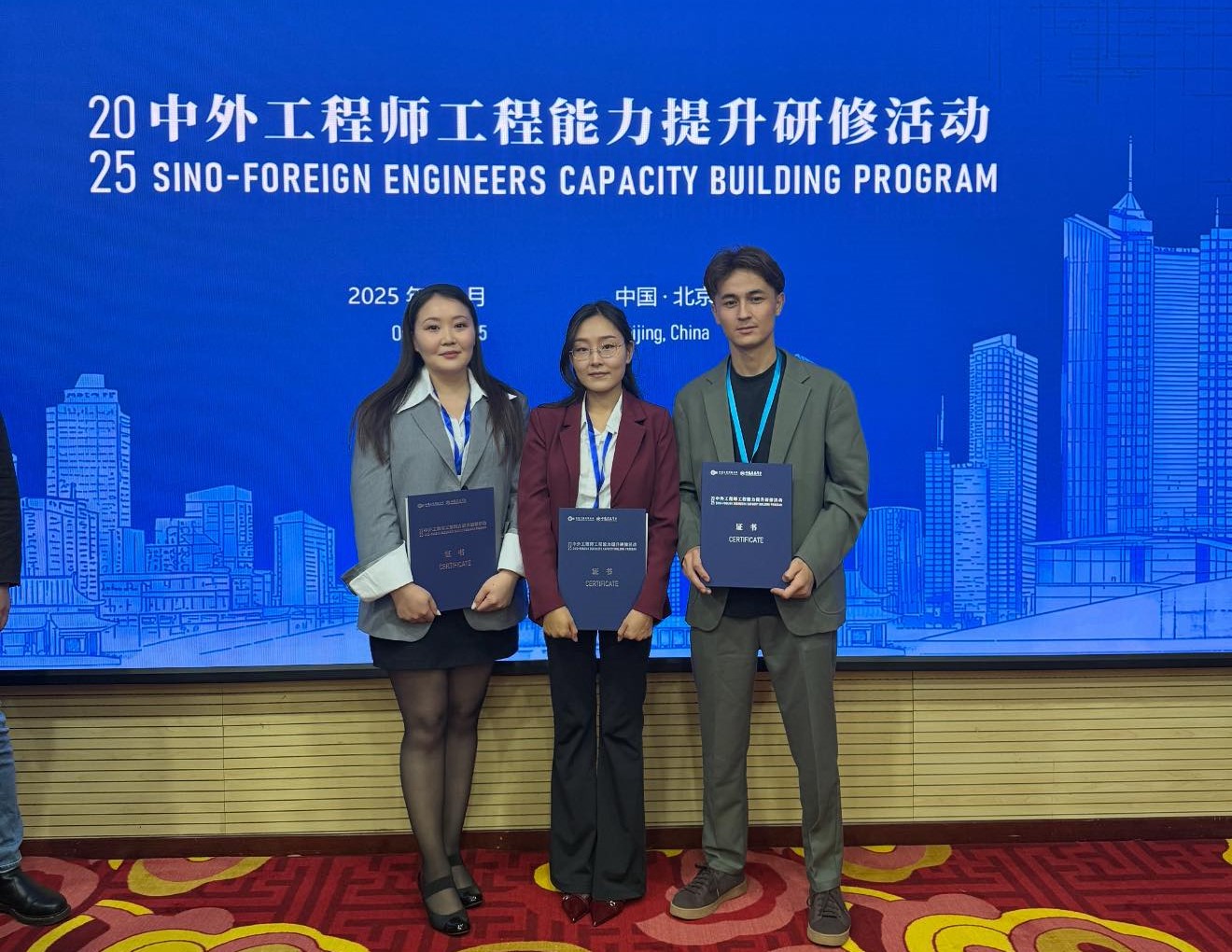 Took part in the 2025 SINO program held in China, designed to strengthen the professional capabilities of international engineers.